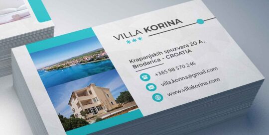 vizitka villa korina